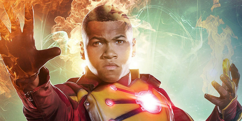 Franz Drameh as Firestorm in the CW’s Legends of TomorrowThe CW